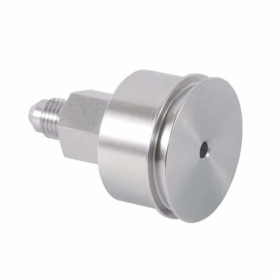 Shenzhen Factory OEM CNC-Bearbeitung von Edelstahlteilen SUS303 Metallschraubenmutter CNC-Drehen industrieller Sensorkomponenten